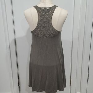 Streetwear Society Racerback A-line Green Dress sz Small/Medium